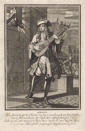 April, Caspar Luyken, 1698 - 1702