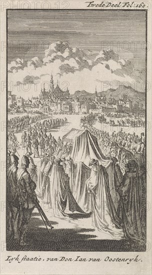 Funeral procession of Don Juan of Austria, 1574, Jan Luyken, Engelbrecht Boucquet, 1699