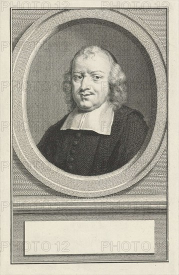 Portrait of Gaspar Fagel, Jacob Houbraken, Aert Schouman, 1747 - 1759