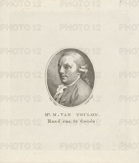 Portrait of Martin of Toulon, Jan Kobell, Smit, 1766 - 1833