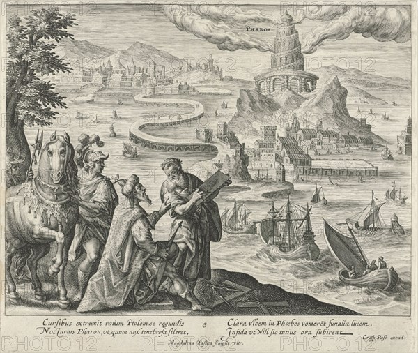 Lighthouse of Alexandria, Magdalena van de Passe, Maerten de Vos, Crispijn van de Passe (I), 1610 - 1638