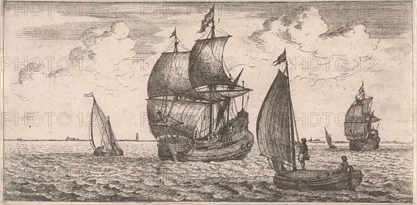 Receipt of the post at sea, Jacob Quack, Jan Houwens I, 1665