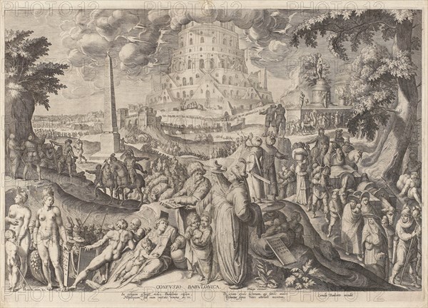 Tower of Babel, Zacharias Dolendo, Jacob de Gheyn (II), Cornelis Danckerts (I), 1597 - 1600
