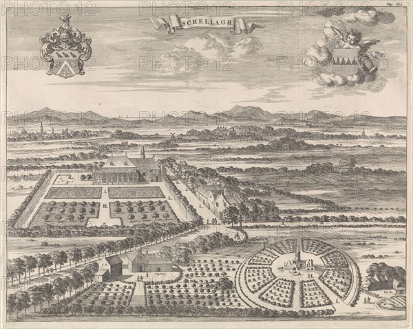 View of Schellach, Jan Luyken, Johannes Meertens, Abraham van Someren, 1696