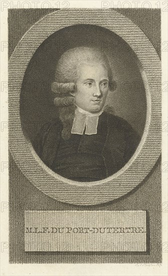 Portrait of Marguerite-Louis-FranÃ§ois Duport-Dutertre, print maker: Lambertus Antonius Claessens, c. 1792 - c. 1808