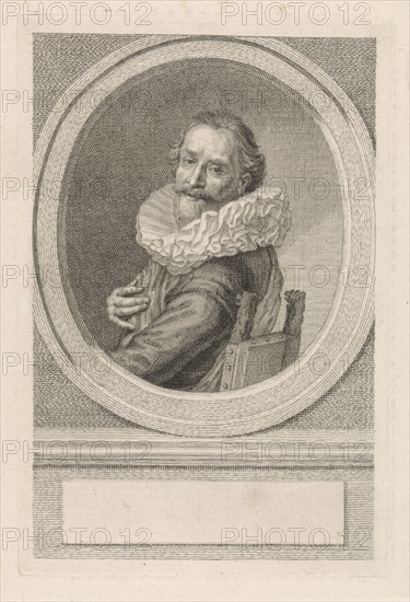 Portrait of Pieter Adriaanz. Raap, Jacobus Houbraken, Hendrik Pothoven, Nicolaes Eliasz. Pickenoy, 1708 - 1780
