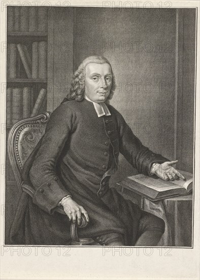 Portrait of Ericus Fredricus Alberti, Jacob Houbraken, Jacobus Buys, 1769 - 1770