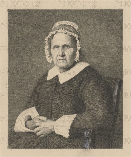 Portrait of the grandmother of Ferdinand Leenhoff, Ferdinand Leenhoff, 1841 - 1914