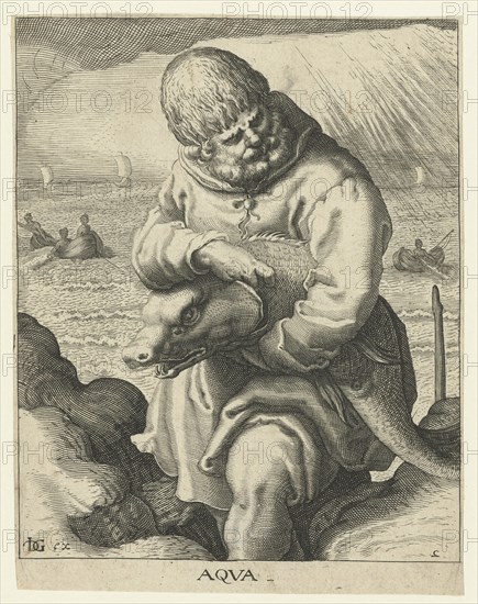 The element of water, Jacob de Gheyn (II), 1595 - 1597