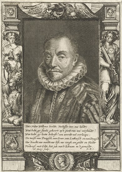 Portrait of William I, Prince of Orange, Hendrik Bary, Geeraert Brandt (I), 1657 - 1707