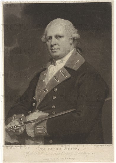 Portrait of Patrick Duff, Charles Howard Hodges, 1791