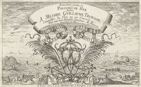 Seascape, Albert Flamen, Jacques van Merlen, Lodewijk XIV (koning van Frankrijk), 1664