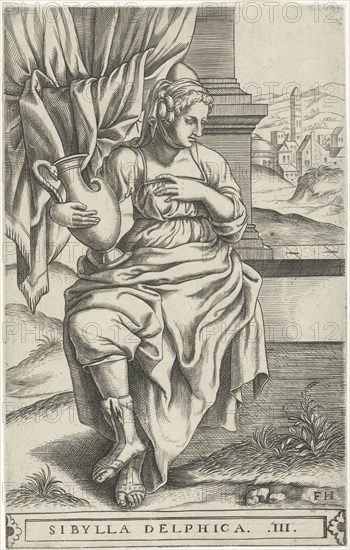 Delphic Sibyl, Frans Huys, 1546 - 1562