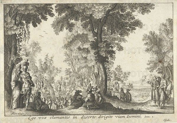 Audience with John the Baptist, Franz Ertinger, 1650 - 1710