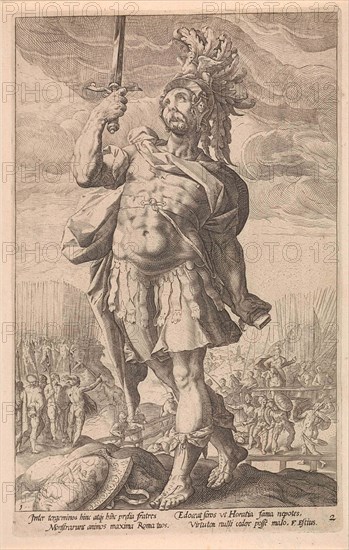 Publius Horatius, Anonymous, Hendrick Goltzius, Franco Estius, 1645 - 1706
