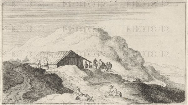 Barn in the dunes, Gillis van Scheyndel (I), 1605 - 1653