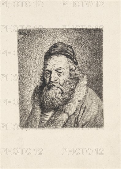 Portrait of Moses Edrehy, Pieter Christoffel Wonder, 1816