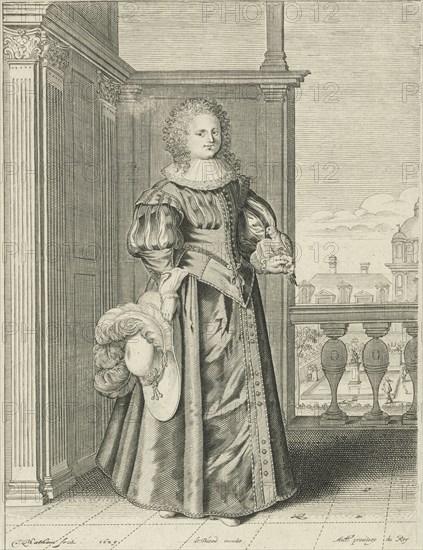 Falconer Star, Theodor Matham, Le Blond, Lodewijk XIII (koning van Frankrijk), 1629