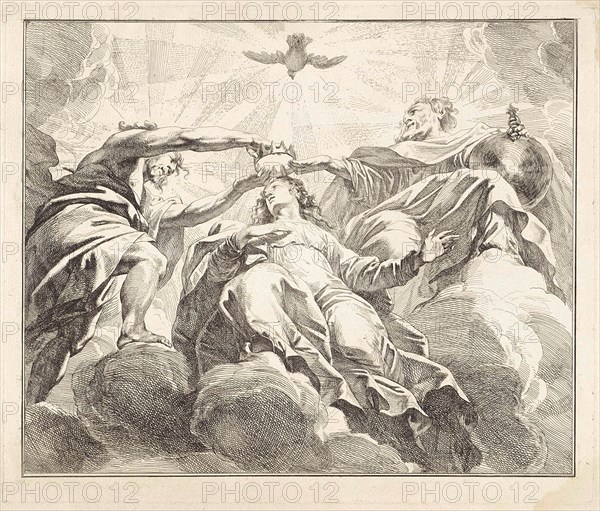 Coronation of Mary, Jacob de Wit, 1705 - 1754