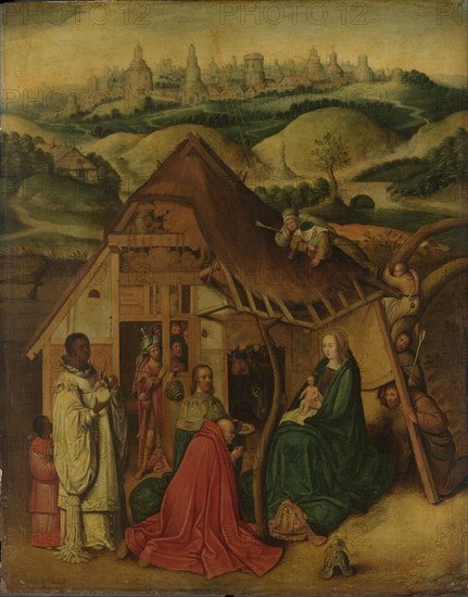 Adoration of the Magi, copy after Jheronimus Bosch, c. 1600 - c. 1650