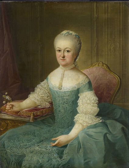 Portrait of a Lady from the van de Poll Family, possibly Anna Maria Dedel, Wife of Jan van de Poll, Guillaume de Spinny, 1762