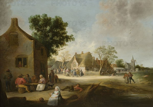 Peasant Kermis (Kermesse in a Village), Pieter de Bloot, 1639