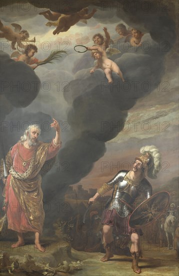 The Captain of God's Army Appearing to Joshua, Ferdinand Bol, 1660 - 1663