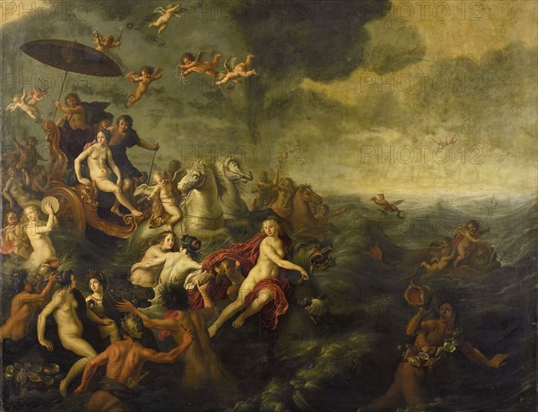 Galatea and Acis, Adriaen van Nieulandt (I), 1651