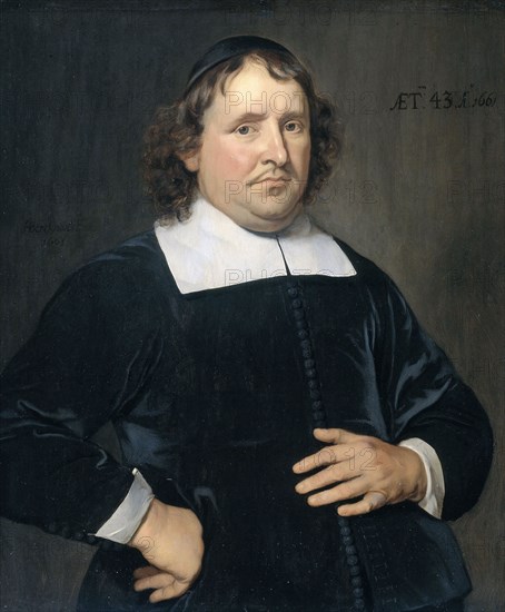 Thomas Pots, Clergyman at Vlissingen (Flushing), Hendrick Berckman, 1661