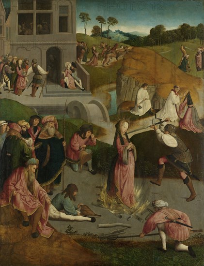 The Martyrdom of Saint Lucy, Master of the Figdor Deposition, c. 1505 - c. 1510