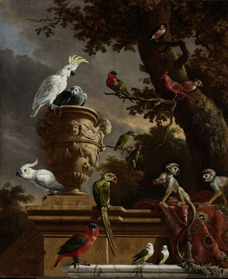 The Menagerie, Melchior d' Hondecoeter, c. 1690