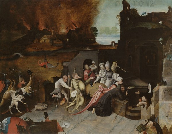 Temptation of St Antony, copy after Jheronimus Bosch, c. 1530 - c. 1600