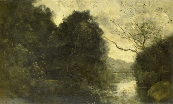 Forest pond, Camille Corot, 1840 - 1875