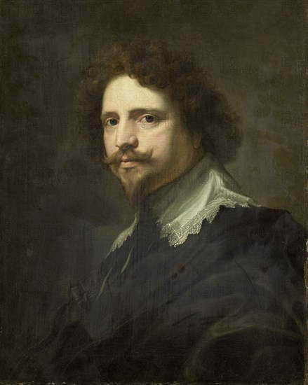 Portrait of Michel Le Blon, Agent of Queen Christina of Sweden, Goldsmith and Printmaker, copy after Anthony van Dyck, 1630 - 1675