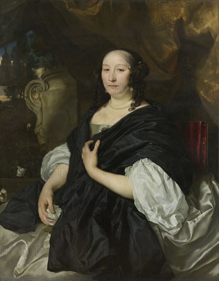 Portrait of Catharina van der Voort, Abraham van den Tempel, 1667