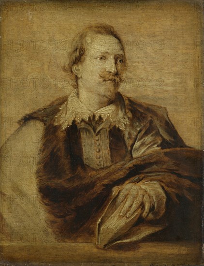 Jean-GaspardÂ Gevaerts, Jurist, Historian, Philosopher, Poet, workshop of Anthony van Dyck, 1630 - 1660