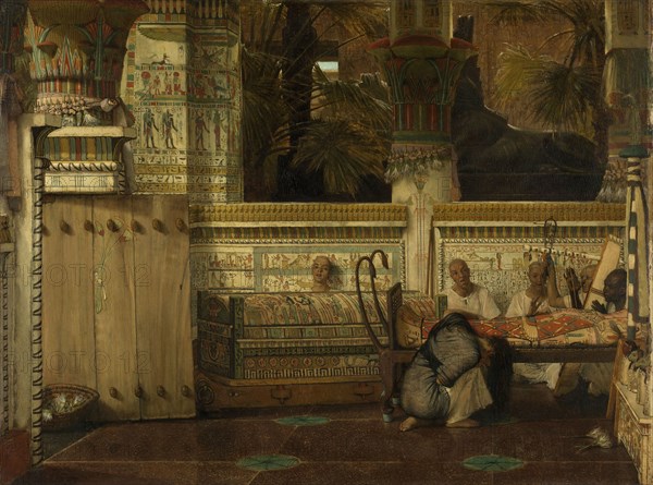 The Egyptian Widow, Lawrence Alma Tadema, 1872