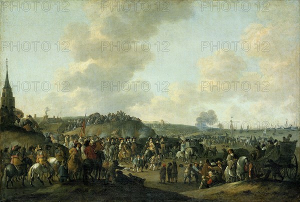 Departure of Charles II of England at Scheveningen, June 2, 1660, The Netherlands, Hendrick de Meijer, 1660 - 1683