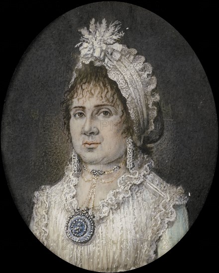 Catharina Theresia Weber (1760/61-1847). wife of Joannes Titsingh, Amsterdam, The Netherlands, possibly Hendrik van Overklift, 1795 - 1815