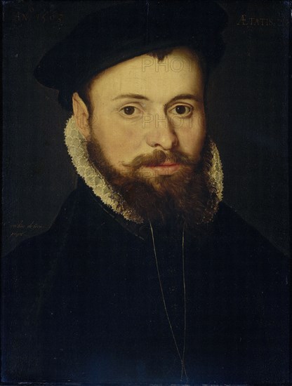 Portrait of a young Man, Cornelis de Zeeuw, 1563