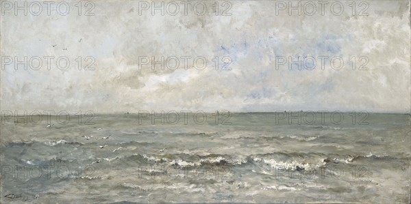 Seascape, Charles FranÃ§ois Daubigny, 1876