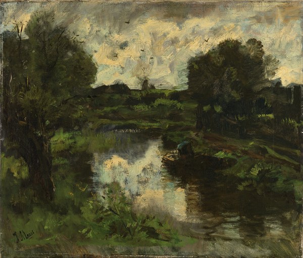 Polder after storm, Jacob Maris, c. 1892