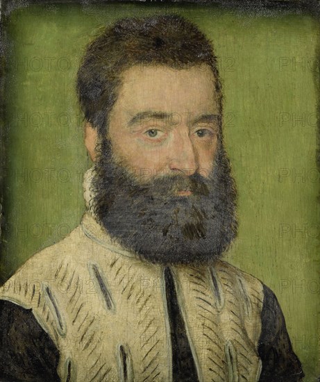 Portrait of Barthélemy Aneau, Head of the CollÃ¨ge de la Trinité in Lyon, Corneille de Lyon, 1535 - 1545