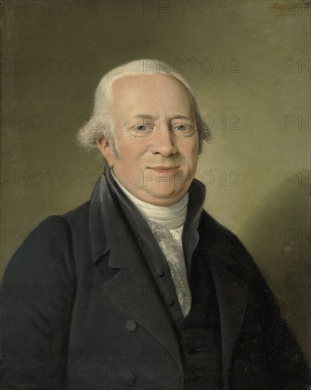 Portrait of Cornelis Sebille Roos, Art Dealer in Amsterdam and Inspector of the National Konst-Gallery and the Huis ten Bosch in The Hague, Adriaan de Lelie, 1815