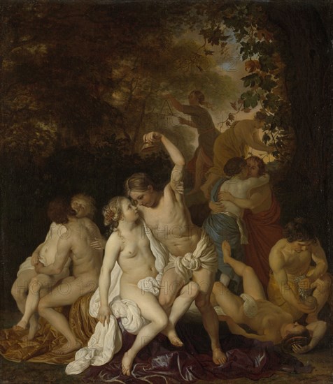 Scene with Bacchantes, Jacob van Loo, 1653