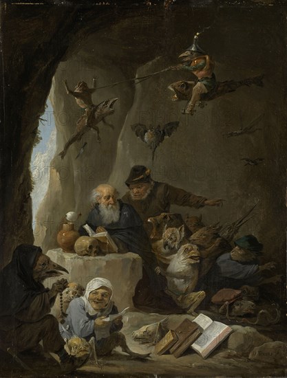 The temptation of St Anthony, David Teniers (II), 1640 - 1660