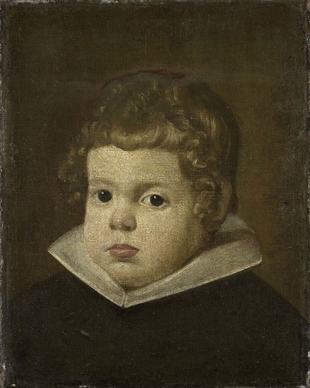 Portrait of a Boy about three years old, possibly Prince Balthasar Carlos, Son of the Spanish King Philip IV, Anonymous, 1632 - 1650