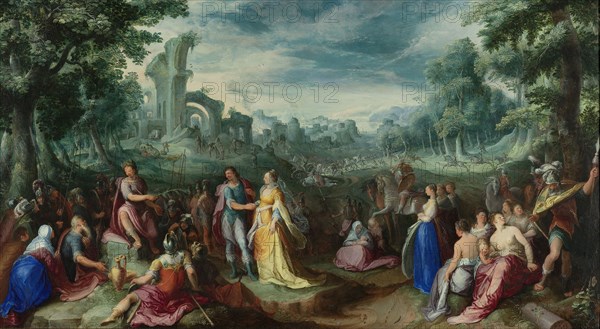 The Continence of Scipio, Karel van Mander, I, 1600