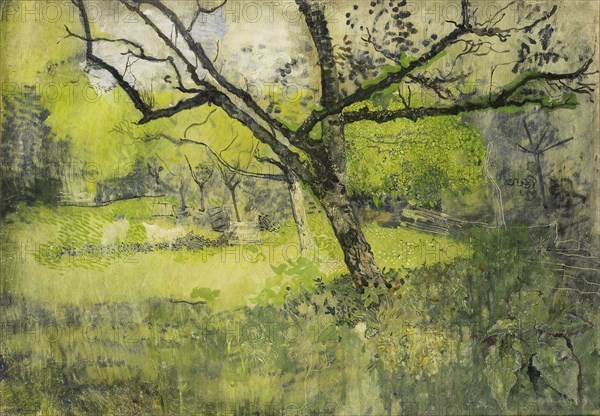 Orchard in Eemnes, The Netherlands, Richard Roland Holst, 1888 - 1895