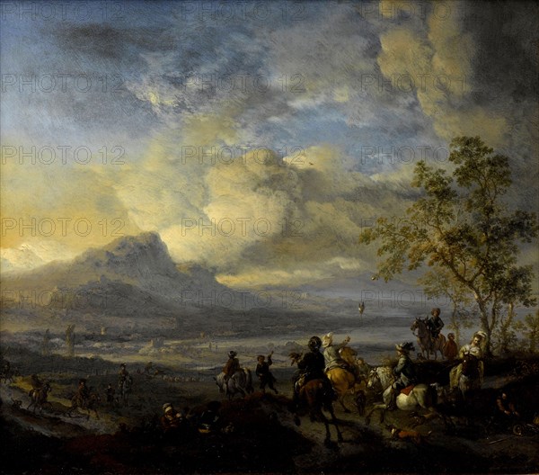 Heron Hunt, Philips Wouwerman, 1650 - 1668